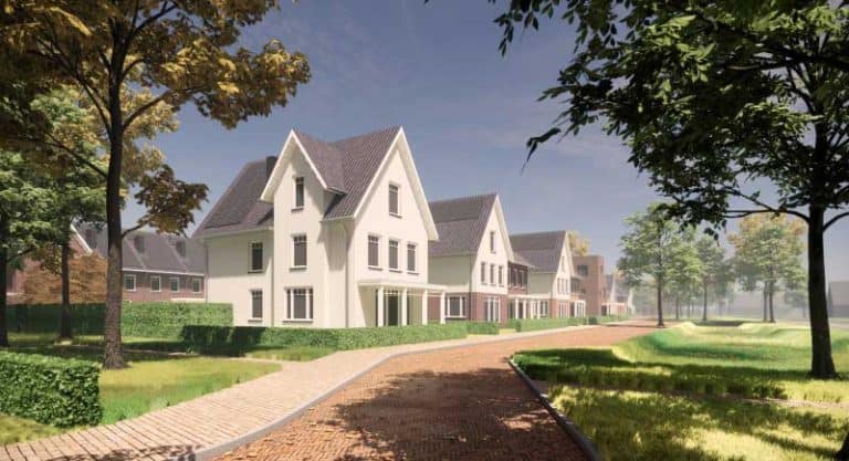 Grondgebonden woningen aan de Oude Barneveldseweg te Nijkerk