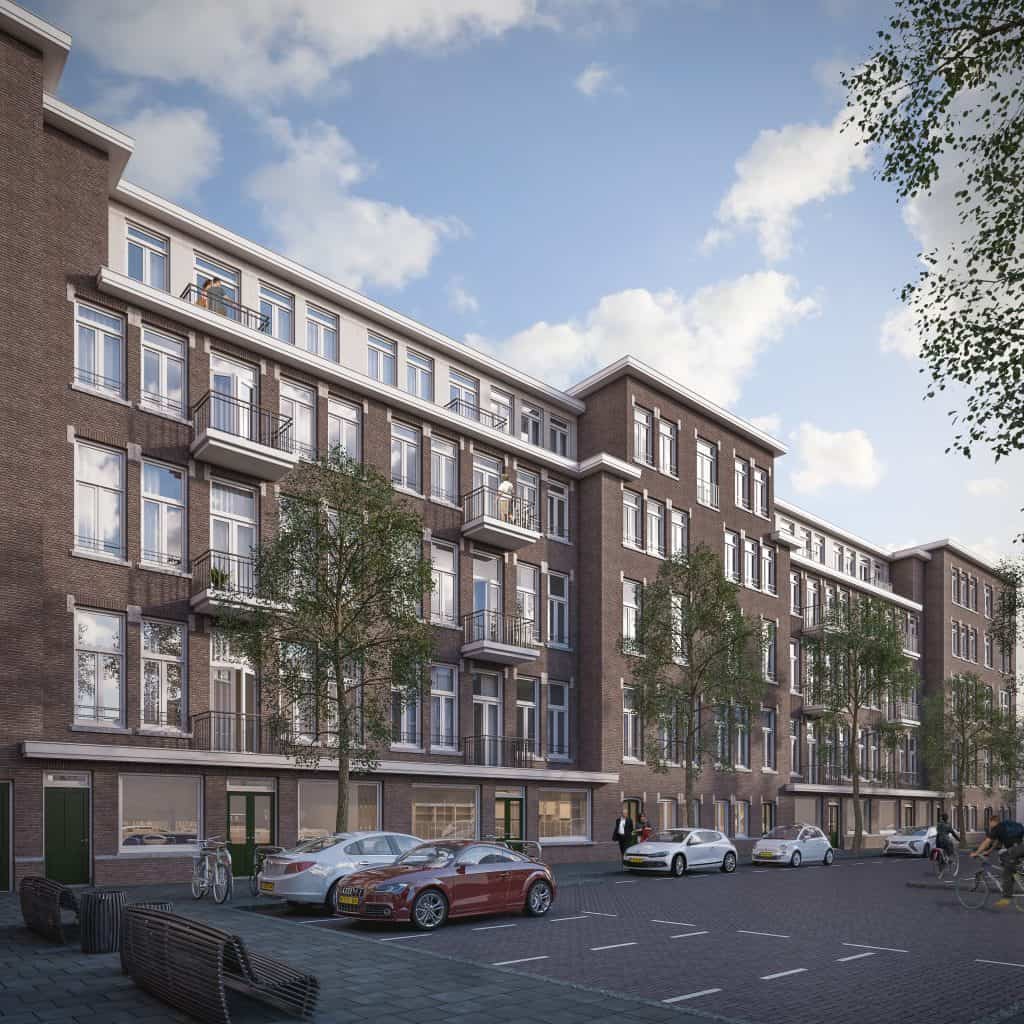 Appartementengebouw voor senioren in Amsterdam Zuid